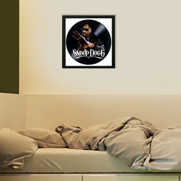 Vinyl Record Decor in a Wooden Frame Snoop Dogg 14" 578-4-1 photo