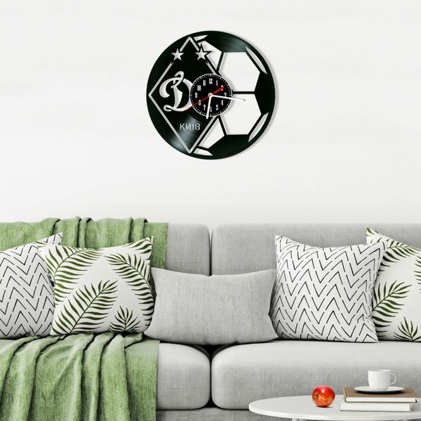 Wall Vinyl Record Clock FC Dynamo Kyiv 12" Vinyl-Clock-FC Dynamo Kyiv-2 photo