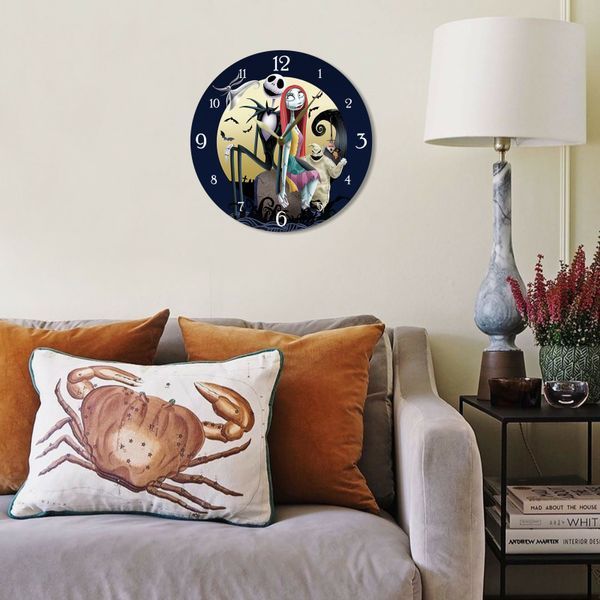 Wall Vinyl Record Clock Nightmare Before Christmas 12" 139-2-3 photo