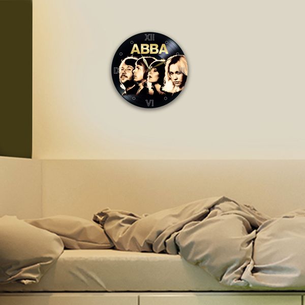 Wall Vinyl Record Clock ABBA 12" UF-Clock-ABBA-1 photo