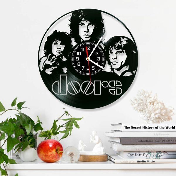 Wall Vinyl Record Clock The Doors 12" Vinyl-Clock-The Doors-3 photo