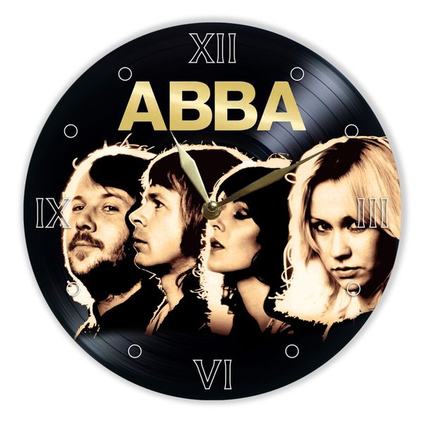 Wall Vinyl Record Clock ABBA 12" UF-Clock-ABBA-1 photo