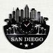 Wall Vinyl Record Clock San Diego 12" 35-1-1 photo 1
