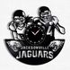 Wall Vinyl Record Clock Jacksonville Jaguars 12" Vinyl-Clock-Jacksonville Jaguars-1 photo 1