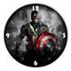 Wall Vinyl Record Clock Captain America 12" UF-Clock-M-Captain America-1 photo 1