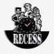 Настінний вініловий годинник Перерва, діаметр 30см Vinyl-Clock-C-Recess-1 фото 1