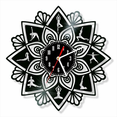 Wall Vinyl Record Clock Yoga 12" Vinyl-Clock-Yoga-6 photo