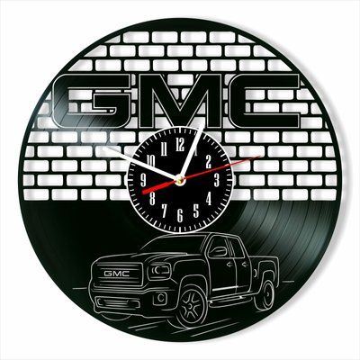 Wall Vinyl Record Clock GMC 12" Vinyl-Clock-GMC-1 photo