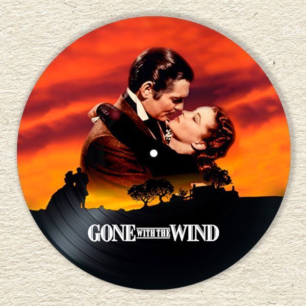 Vinyl Record Decor Gone with the Wind 12" 732-3-1 photo