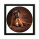 Vinyl Record Decor in a Wooden Frame Boxer 14" UF-Frame-Boxer -1 photo 1