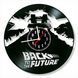 Настінний вініловий годинник Назад у майбутнє, діаметр 30см Vinyl-Clock-M-Back to the Future-3 фото