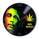 Wall Vinyl Record Clock Bob Marley 12" UF-Clock-Bob Marley-2 photo