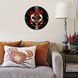 Wall Vinyl Record Clock Firefighter 12" 100-2-1 photo 2