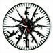 Wall Vinyl Record Clock Gun 12" 124-1-1 photo 1