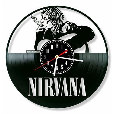 Wall Vinyl Record Clock Nirvana 12" Vinyl-Clock-Nirvana-7 photo