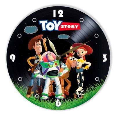 Настінний вініловий годинник Історія іграшок, діаметр 30см UF-Clock-C-Toy Story-2 фото