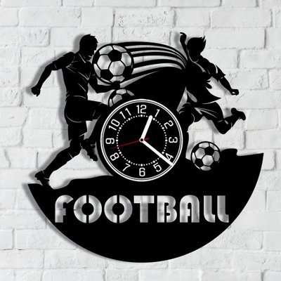 Wall Vinyl Record Clock Football 12" Vinyl-Clock-Football-1 photo