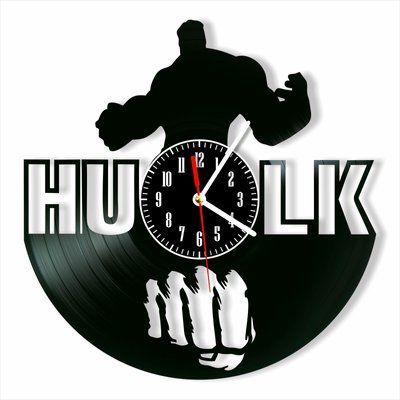 Настінний вініловий годинник Галк, діаметр 30см Vinyl-Clock-M-Halk-3 фото