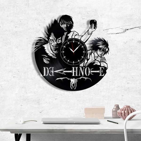 Wall Vinyl Record Clock Death Note 12" Vinyl-Clock-Death Note-2 photo