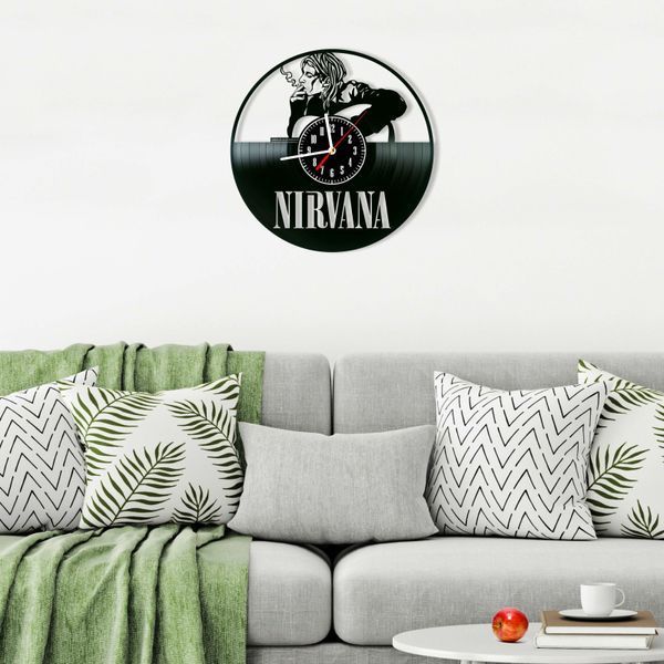 Wall Vinyl Record Clock Nirvana 12" Vinyl-Clock-Nirvana-7 photo