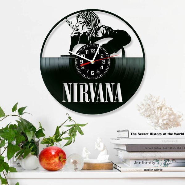 Wall Vinyl Record Clock Nirvana 12" Vinyl-Clock-Nirvana-7 photo