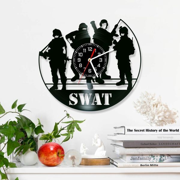 Wall Vinyl Record Clock Weapon 12" 124-1-2 photo
