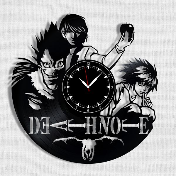 Wall Vinyl Record Clock Death Note 12" Vinyl-Clock-Death Note-2 photo