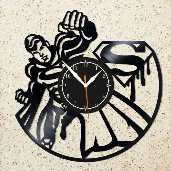 Wall Vinyl Record Clock Superman 12" Vinyl-Clock-Superman-6 photo