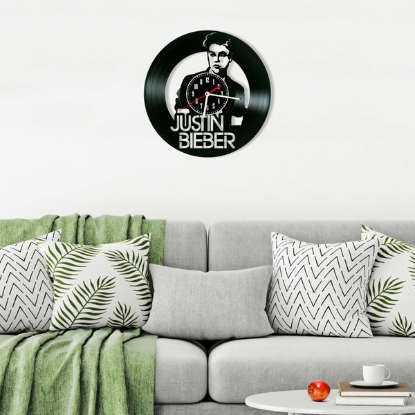 Wall Vinyl Record Clock Justin Bieber 12" Vinyl-Clock-Justin Bieber-1 photo