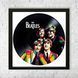 Настінний вініловий декор в дерев'яній рамці The Beatles, розміром 36см 580-4-1 фото 3