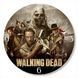 Настінний вініловий годинник Ходячі мерці, діаметр 30см UF-Clock-M-The Walking Dead-1 фото 1