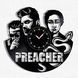 Настінний вініловий годинник Проповідник, діаметр 30см Vinyl-Clock-M-Preacher-1 фото 1