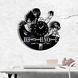 Настінний вініловий годинник Зошит смерті, діаметр 30см Vinyl-Clock-Death Note-2 фото 2