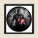 Vinyl Record Decor in a Wooden Frame Captain America 14" UF-Frame-M-Captain America-1 photo 3