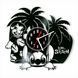 Настінний вініловий годинник Ліло і Стіч, діаметр 30см Vinyl-Clock-C-Lilo & Stitch-2 фото