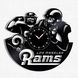 Wall Vinyl Record Clock Los Angeles Rams 12" Vinyl-Clock-Los Angeles Rams-1 photo 1