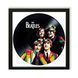 Настінний вініловий декор в дерев'яній рамці The Beatles, розміром 36см 580-4-1 фото 1