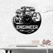 Wall Vinyl Record Clock Engineer 12" 99-1-1 photo 2