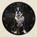 Wall Vinyl Record Clock Boston Terrier 12" 42-2-1 photo 3
