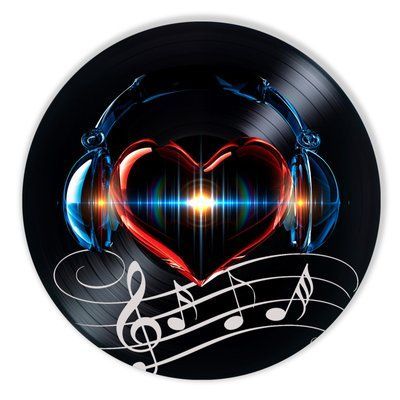 Vinyl Record Decor Music 12" 590-3-1 photo