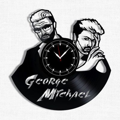 Wall Vinyl Record Clock George Michael 12" Vinyl-Clock-George Michael-1 photo
