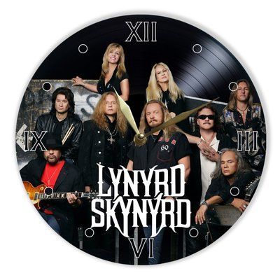Wall Vinyl Record Clock Lynyrd Skynyrd 12" UF-Clock-Lynyrd Skynyrd-2 photo
