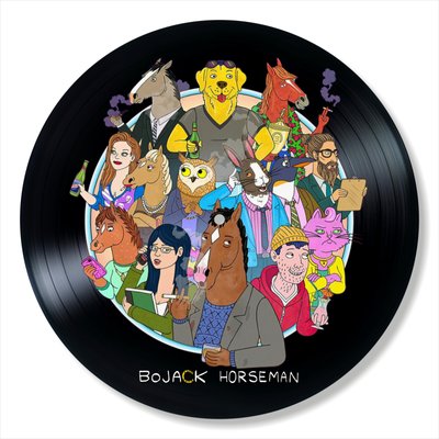 Vinyl Record Decor BoJack Horseman 12" UF-Décor-C-BoJack Horseman-2 photo