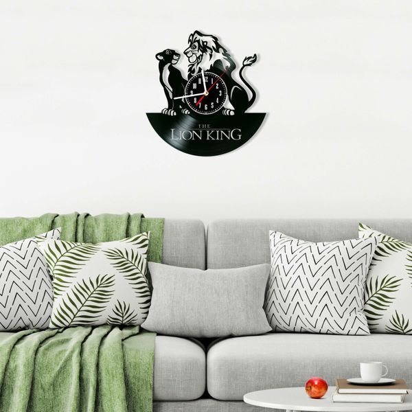 Wall Vinyl Record Clock Lion King 12" Vinyl-Clock-C-Lion King-3 photo