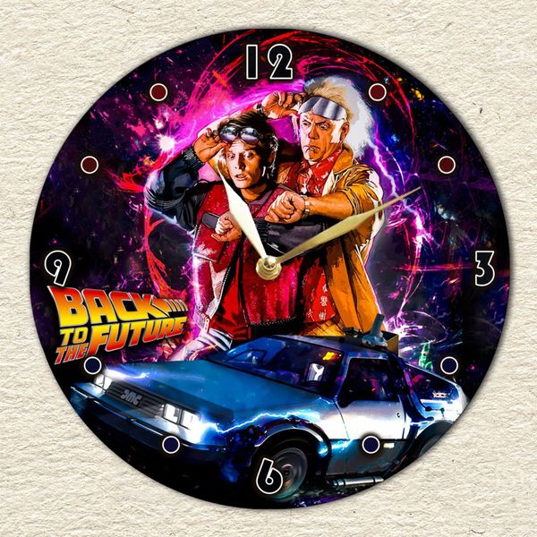 Wall Vinyl Record Clock Back to the Future 12" UF-Clock-M-Back to the Future-2 photo