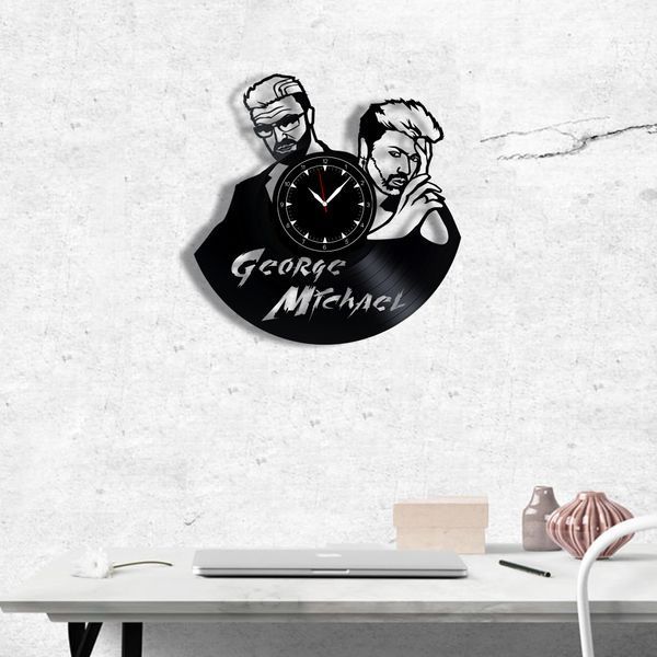 Wall Vinyl Record Clock George Michael 12" Vinyl-Clock-George Michael-1 photo