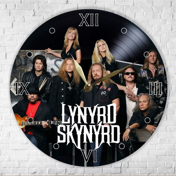 Wall Vinyl Record Clock Lynyrd Skynyrd 12" UF-Clock-Lynyrd Skynyrd-2 photo