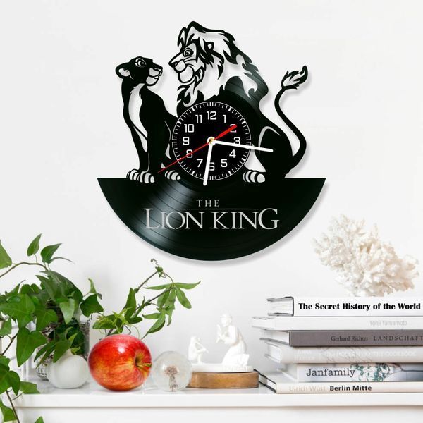 Wall Vinyl Record Clock Lion King 12" Vinyl-Clock-C-Lion King-3 photo