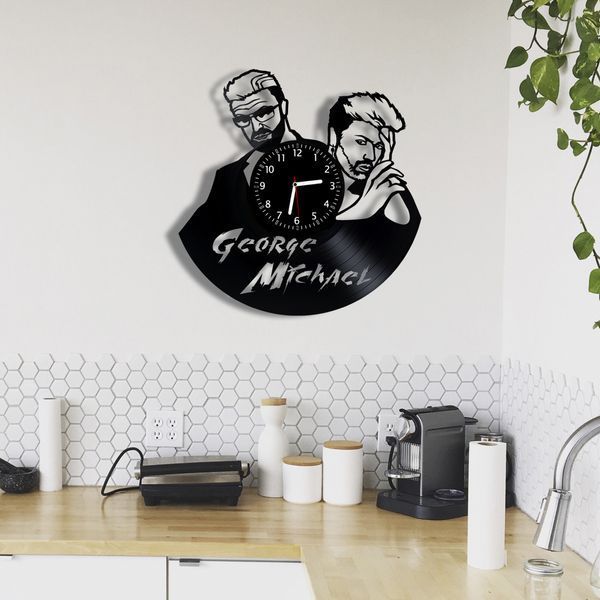 Wall Vinyl Record Clock George Michael 12" Vinyl-Clock-George Michael-1 photo
