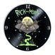 Настінний вініловий годинник Рік та Морті, діаметр 30см UF-Clock-C-Rick and Morty-3 фото 1
